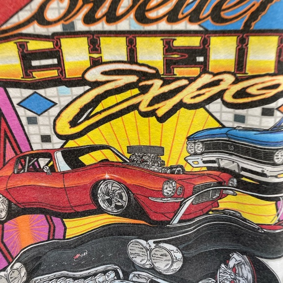 Vintage anvil corvette car tee white xl - Picture 2 of 10